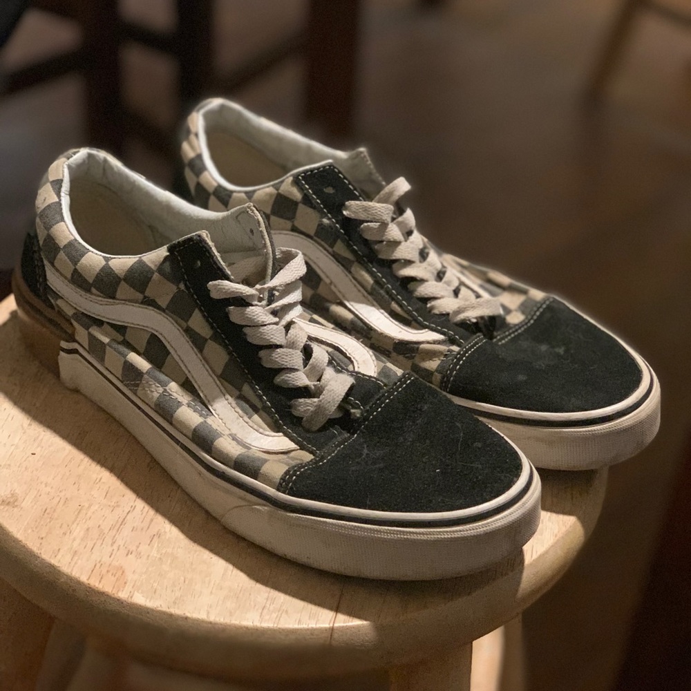 2 pairs of Vans used 7.5